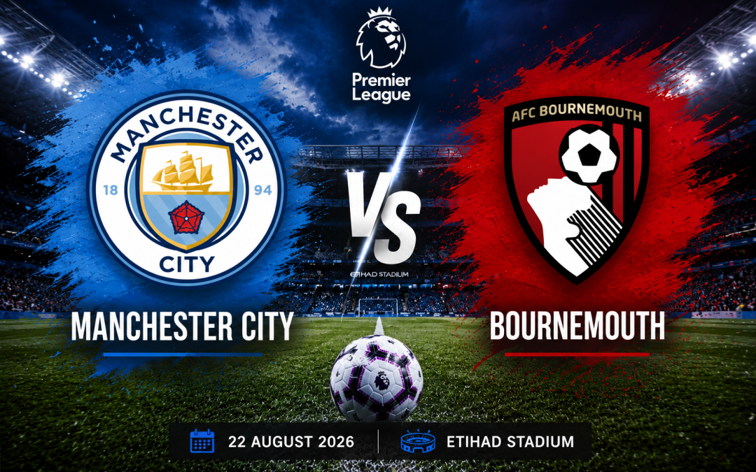 Manchester City vs Bournemouth Isibikezelo, 23 Agasti 2026